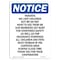 Signmission OSHA Notice, 7" Height, Parents We Love Children But We Sign, 7" X 5", Portrait OS-NS-D-57-V-17120 - alternate 1